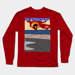 Skateboard Life Long Sleeve T-Shirt